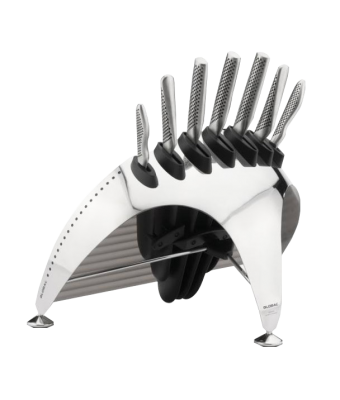 Global G707B - 7 piece T Type Knife Block Set (G-707B)