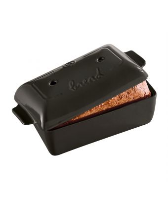Emile Henry Bread Loaf Baker - Charcoal Black (EH795504)