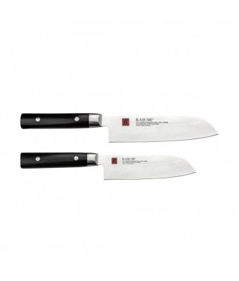 Kasumi Damascus 2 Piece Santoku Set (SM-21813)